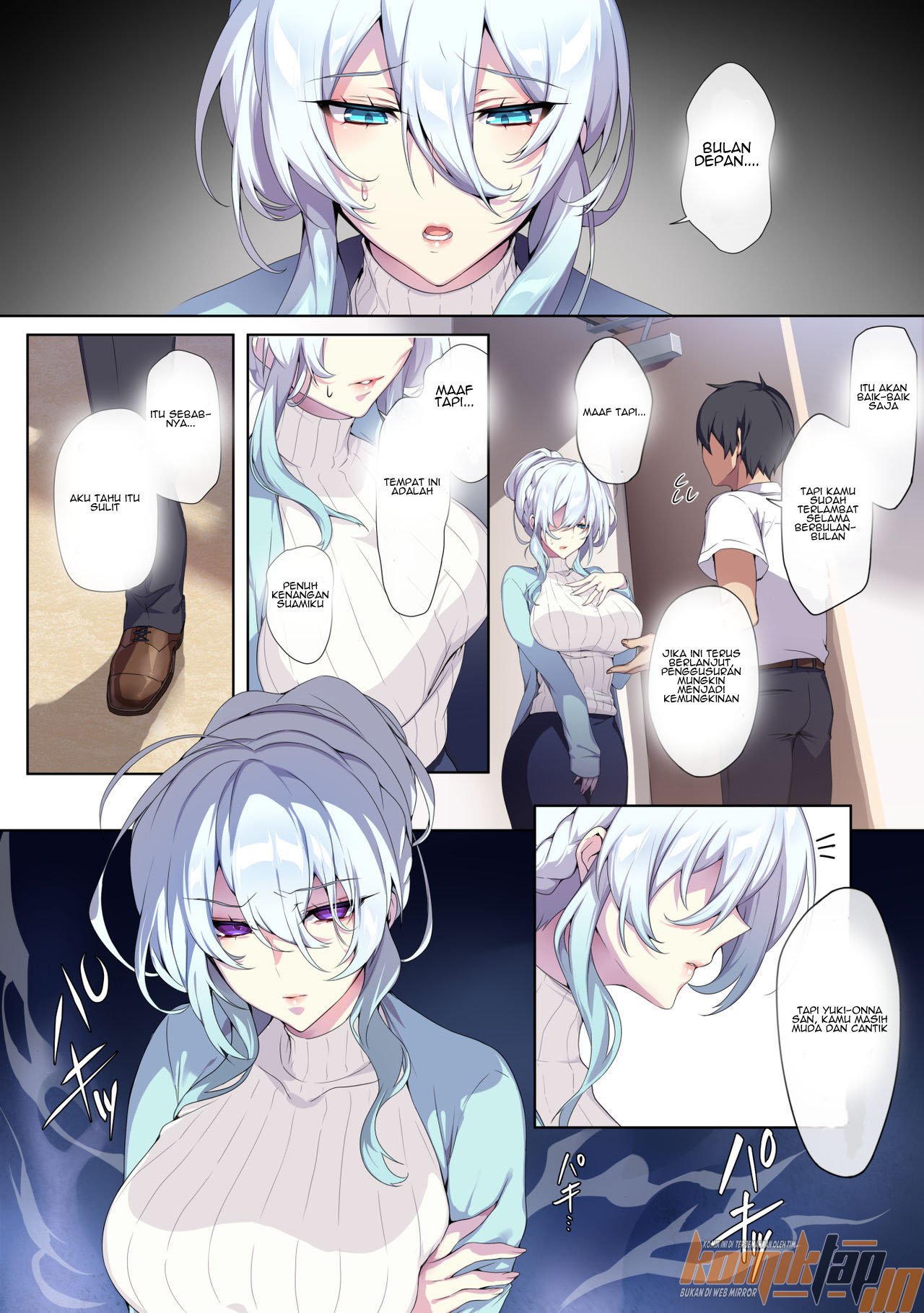 Hitozukiai ga Nigate na Miboujin no Yukionna-san - Chapter 1.1 10