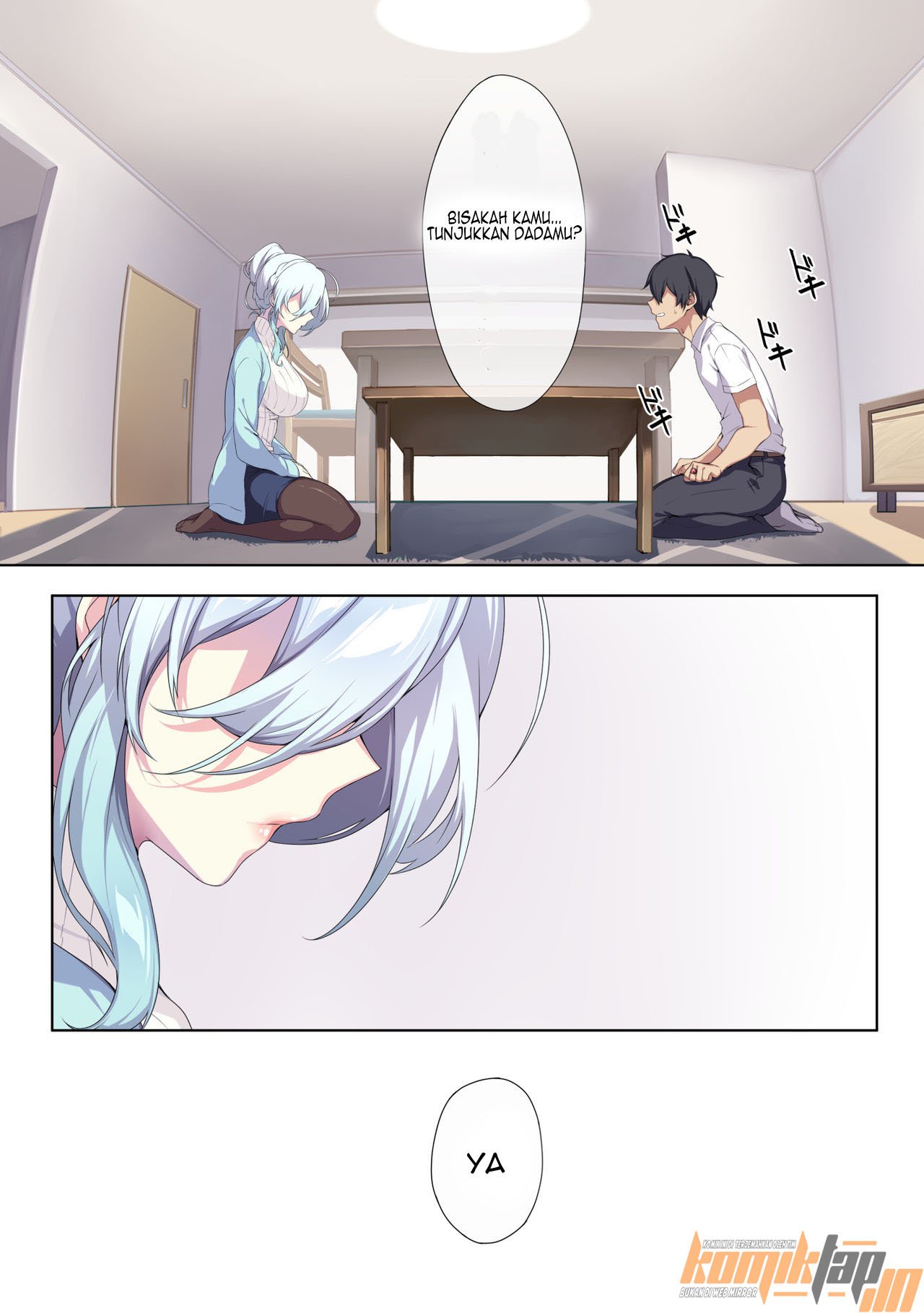 Hitozukiai ga Nigate na Miboujin no Yukionna-san - Chapter 1.1 19
