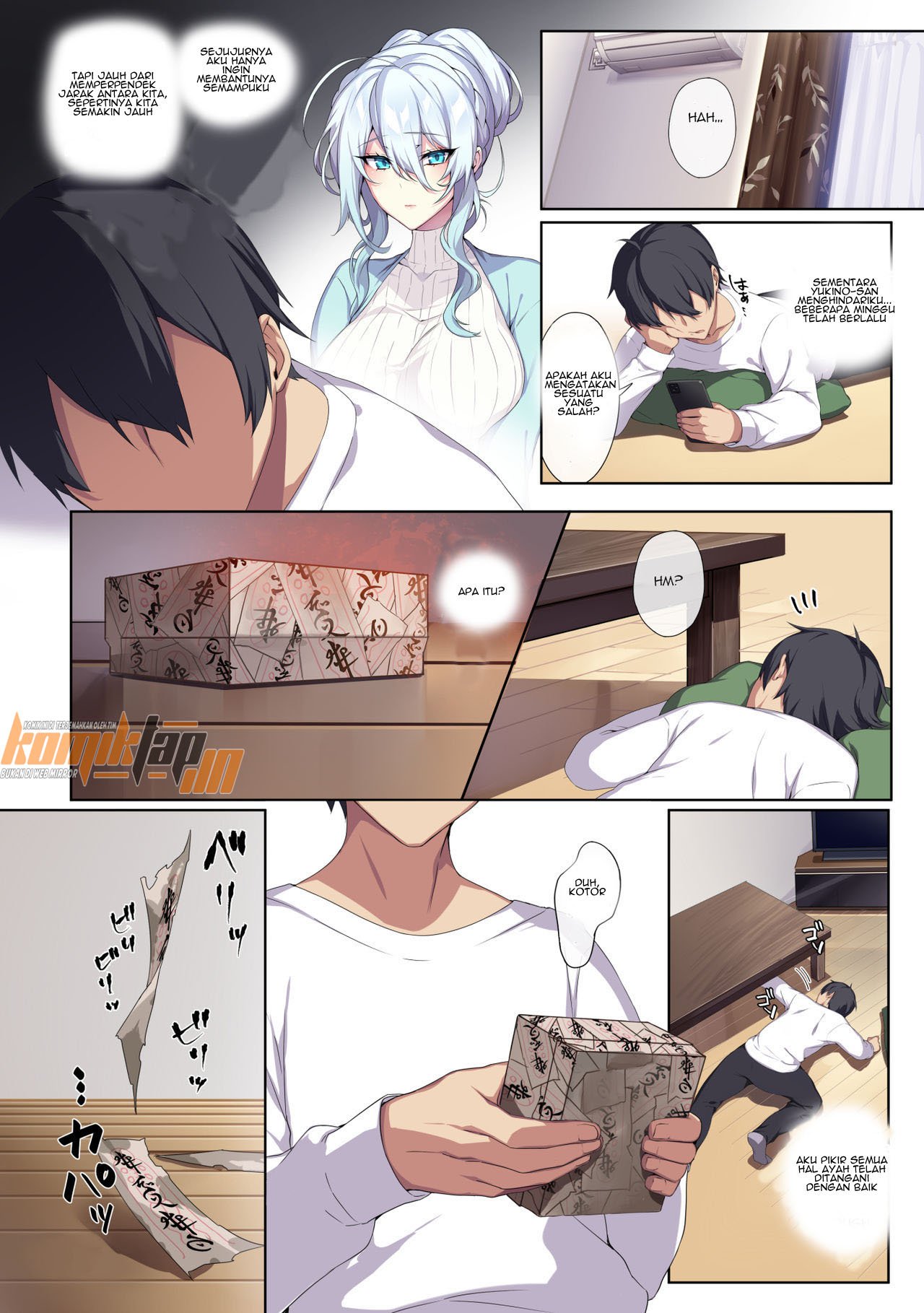 Hitozukiai ga Nigate na Miboujin no Yukionna-san - Chapter 1.1 13