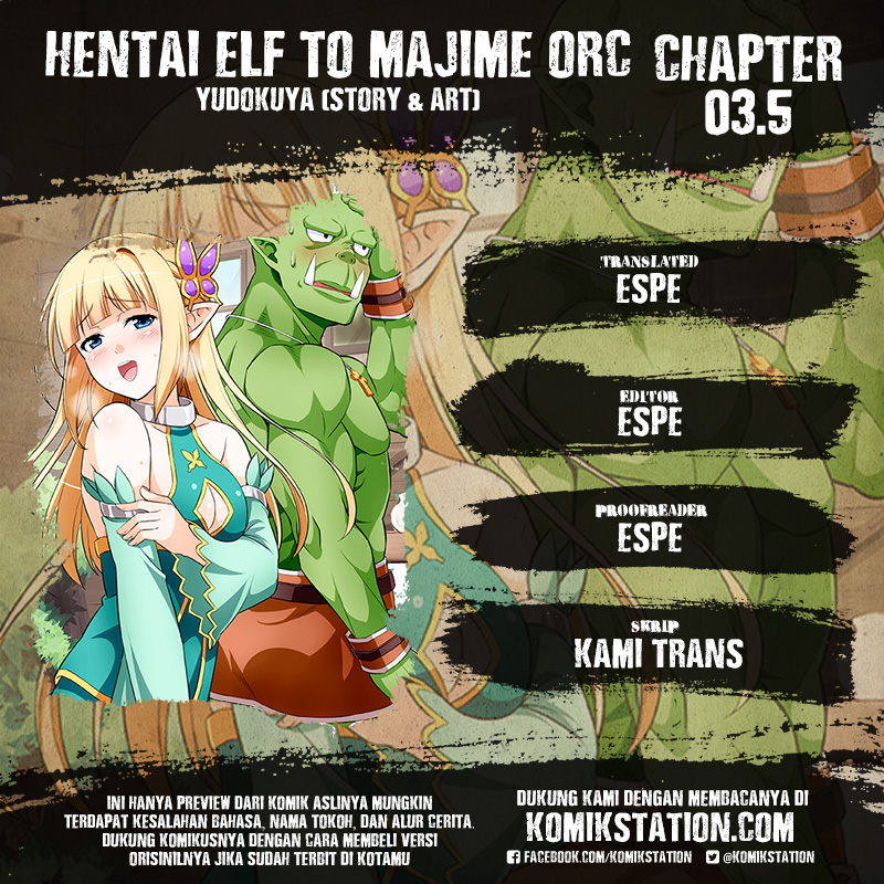 Hentai Elf to Majime Orc - Chapter 3.5 1