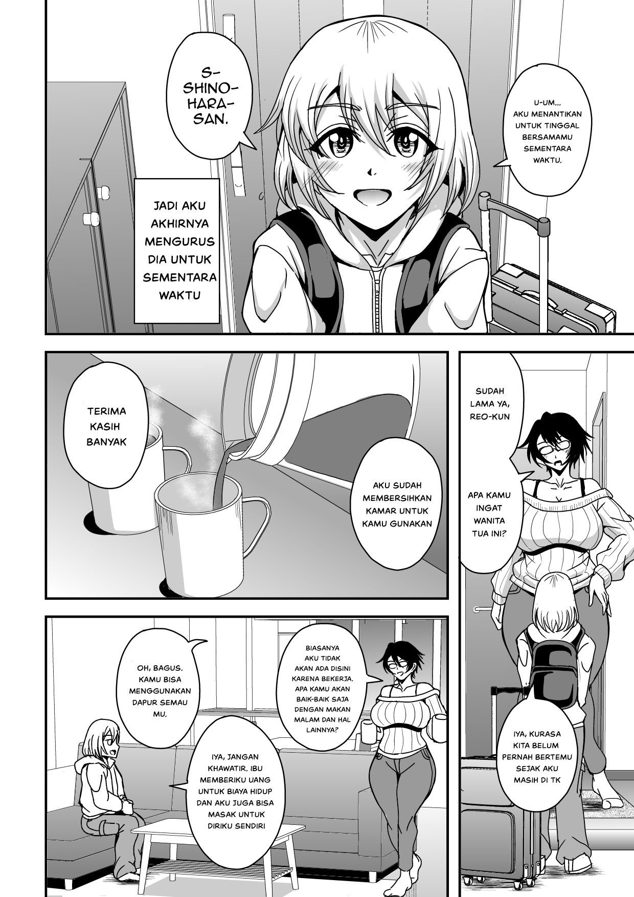Arofour Dokushin BariCare Oba-san ga Yuujin no Musuko demo - Chapter 1 5