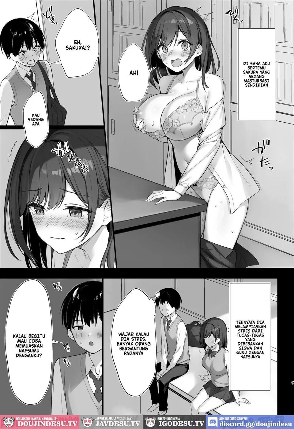 Kurasu no Seiso na Iinchou to Yari Tomo ni Natta Hanashi - Chapter 1 8