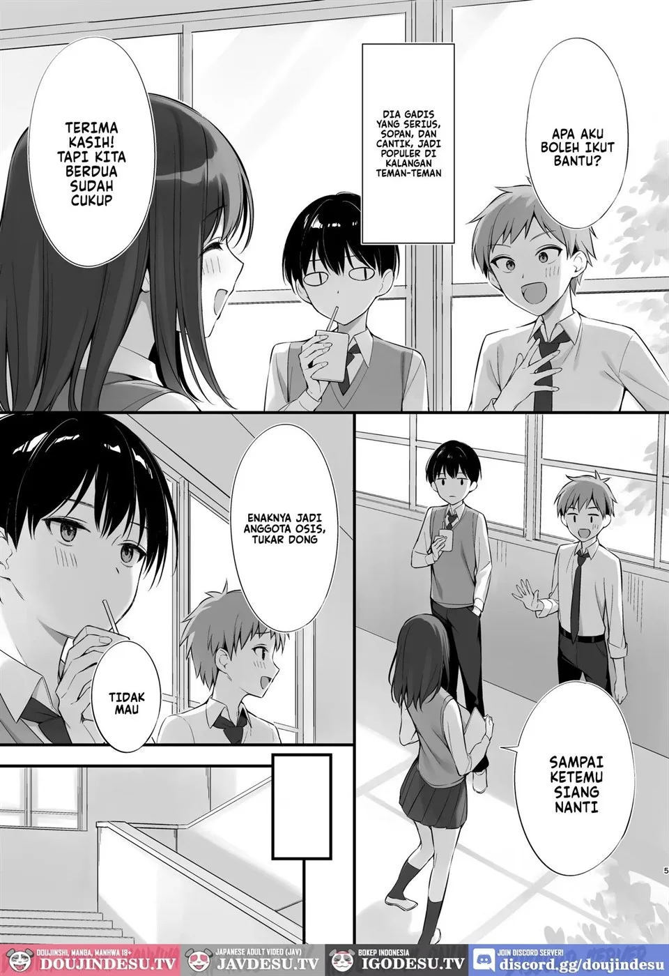 Kurasu no Seiso na Iinchou to Yari Tomo ni Natta Hanashi - Chapter 1 4